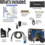 Westinghouse 12500 Watt Dual Fuel Home Backup Portable Generator, Remote Electric Start, Transfer Switch Ready, Gas and Propane Powered - Image 9