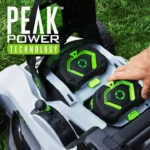 Power+ Mower 22" Super Composite Deck Select Cut™ System With Peak Power Kit (Two 6ah Batteries) - Image 8