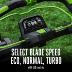 Power+ Mower 22" Super Composite Deck Select Cut™ System With Peak Power Kit (Two 6ah Batteries) - Image 7